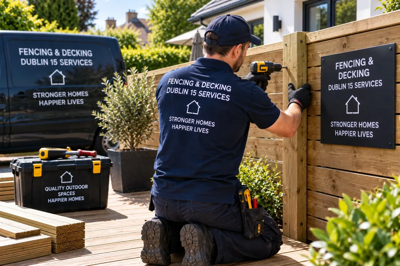 Illustrative image for fencing & decking enquiries in Dublin 15